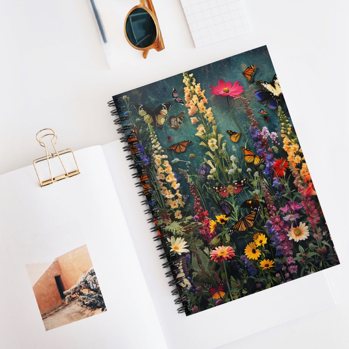 A Butterfly Garden | Journal, Spiral Bound, Lined Pages
