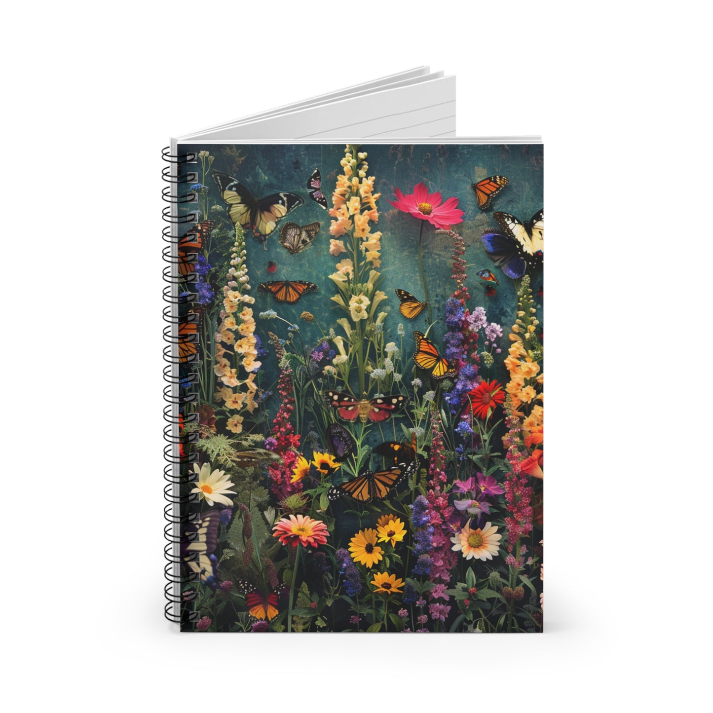 A Butterfly Garden | Journal, Spiral Bound, Lined Pages