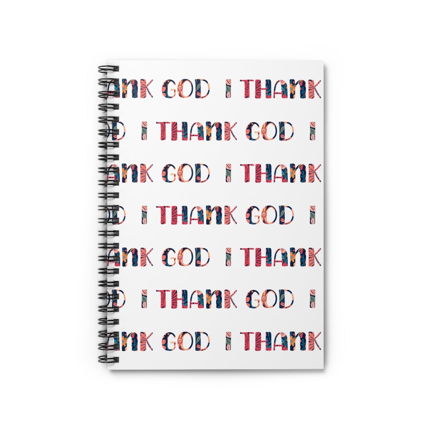 I Thank God (Large) | Journal, Spiral Bound, Lined Pages