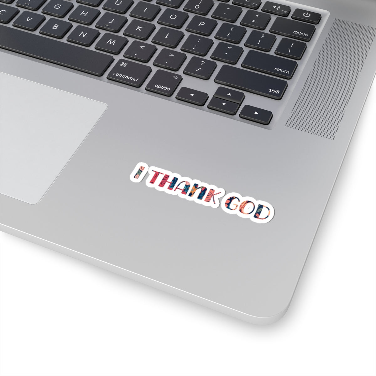 I Thank God | Heart Kiss-Cut Stickers