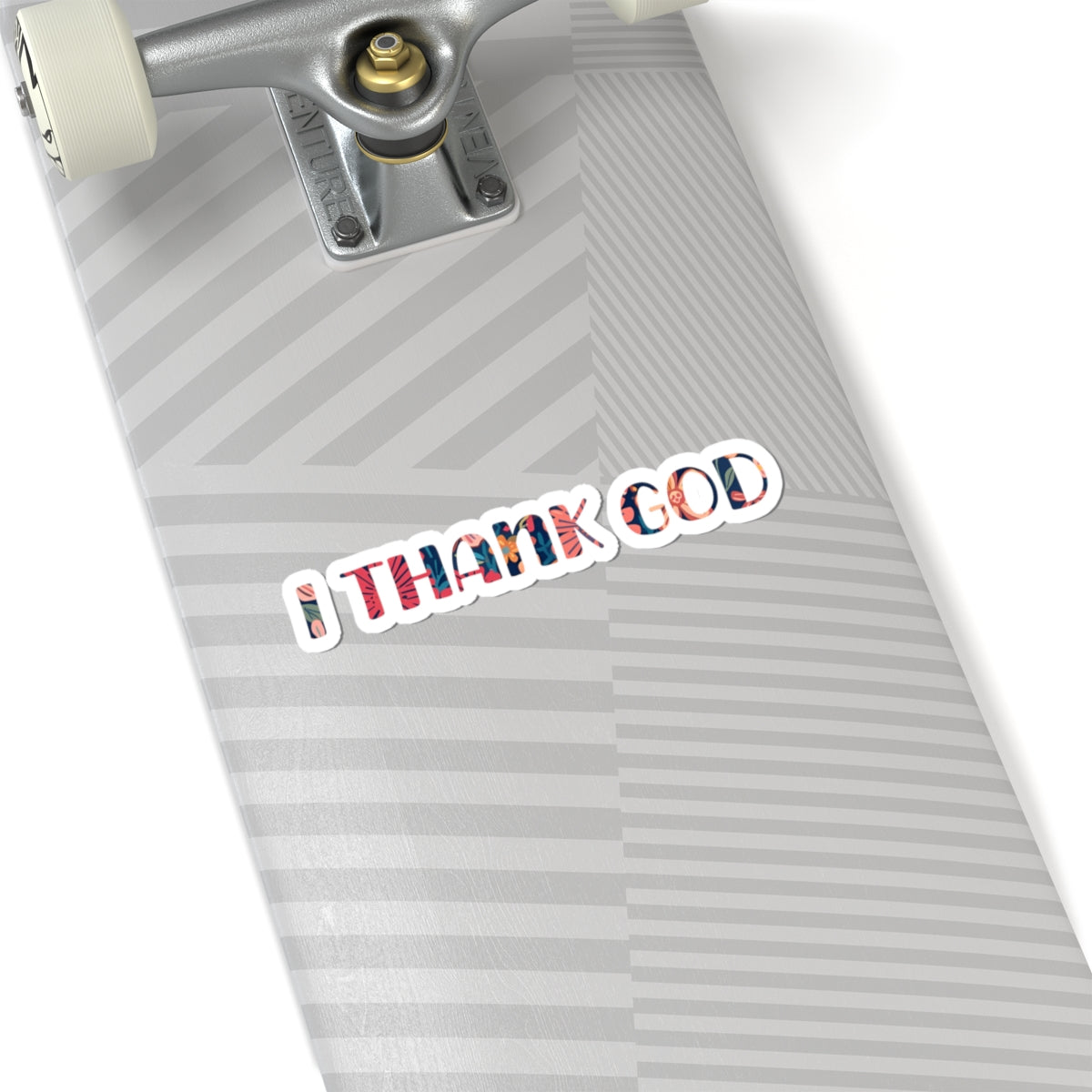 I Thank God | Heart Kiss-Cut Stickers