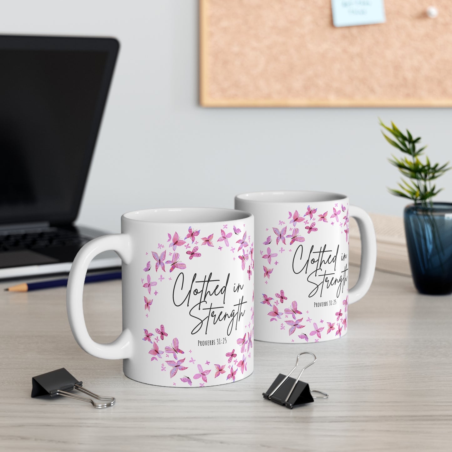 Clothed in Strength | Coffee Mug