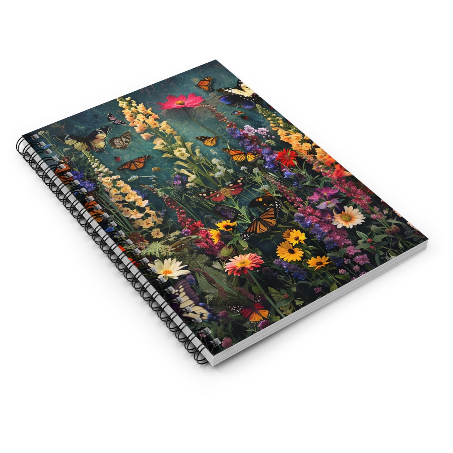 A Butterfly Garden | Journal, Spiral Bound, Lined Pages