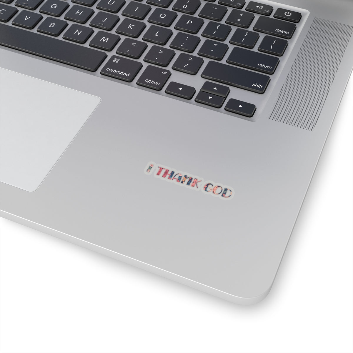 I Thank God | Heart Kiss-Cut Stickers