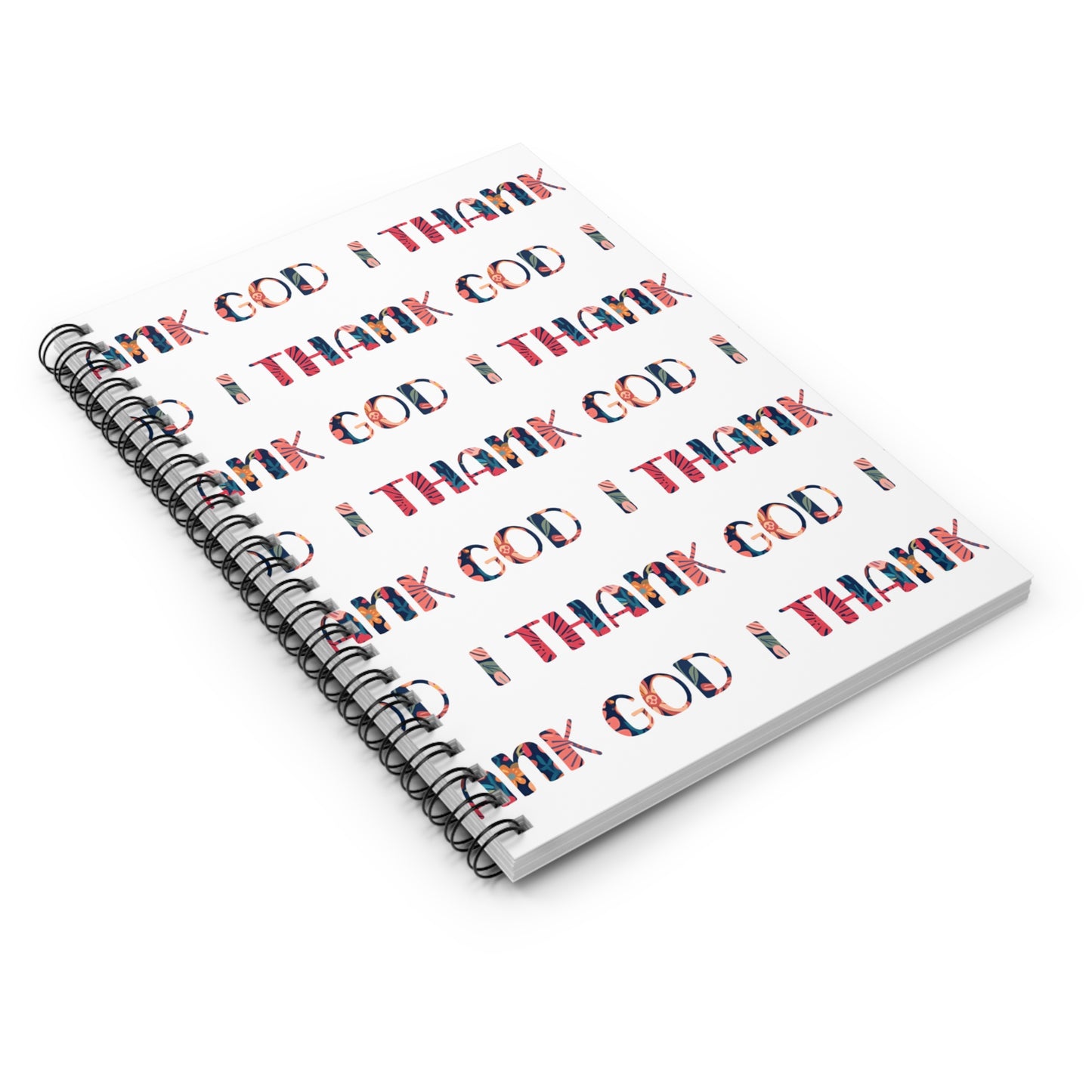 I Thank God (Large) | Journal, Spiral Bound, Lined Pages