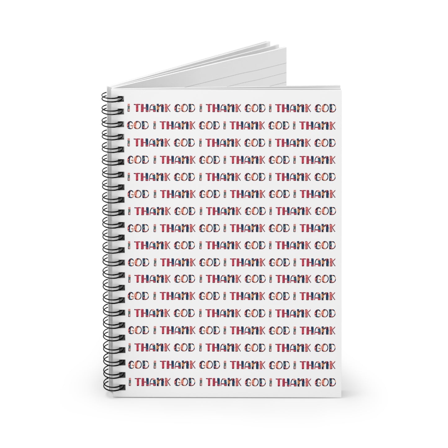 I Thank God (Small) | Journal, Spiral Bound, Lined Pages