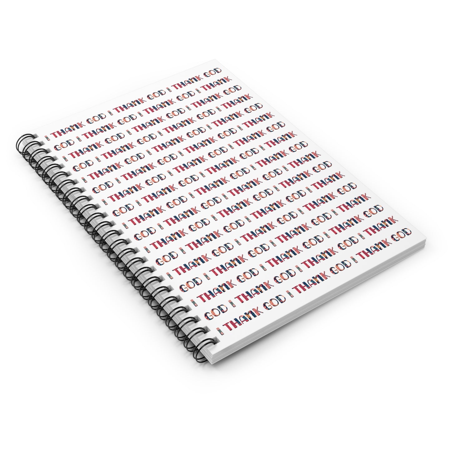 I Thank God (Small) | Journal, Spiral Bound, Lined Pages