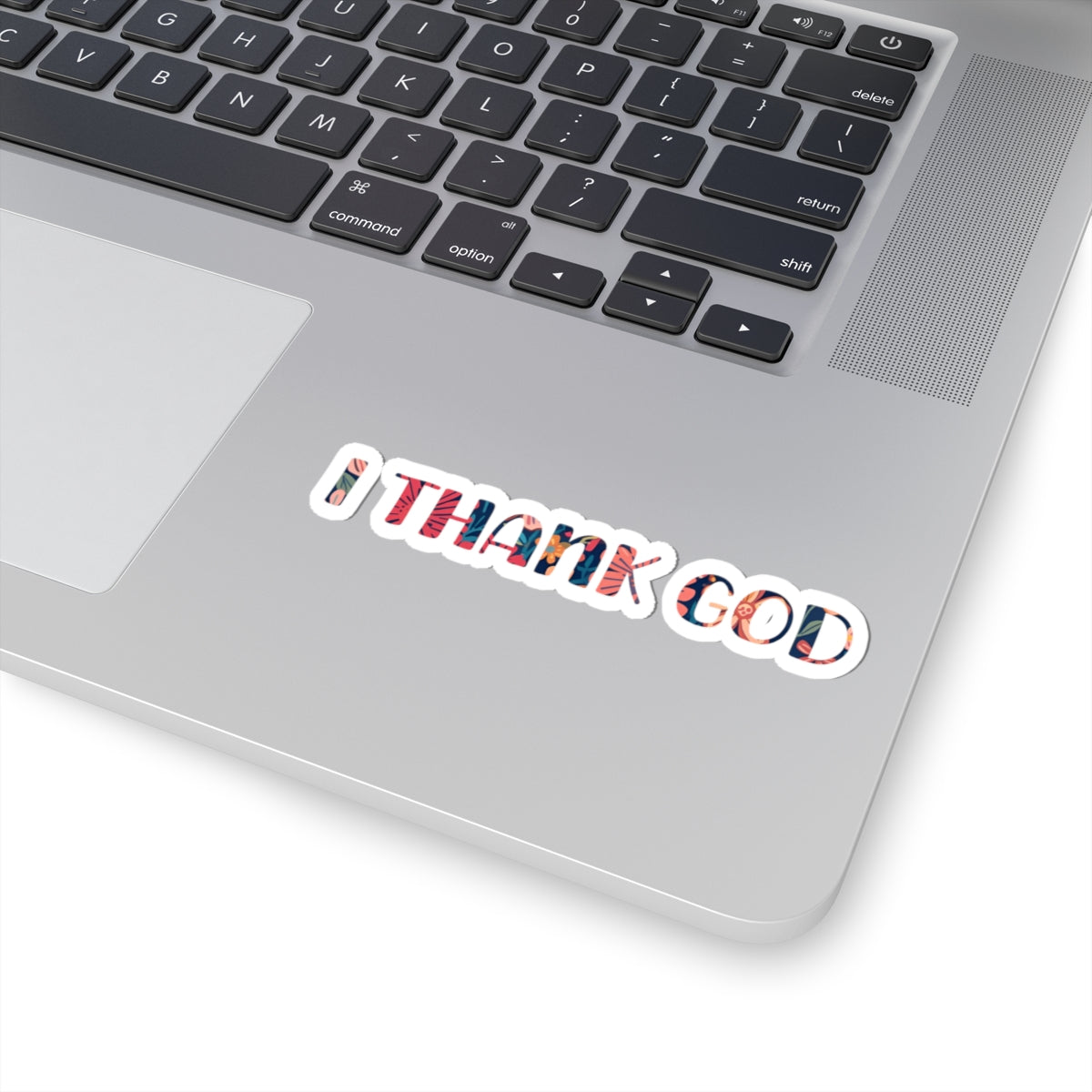 I Thank God | Heart Kiss-Cut Stickers
