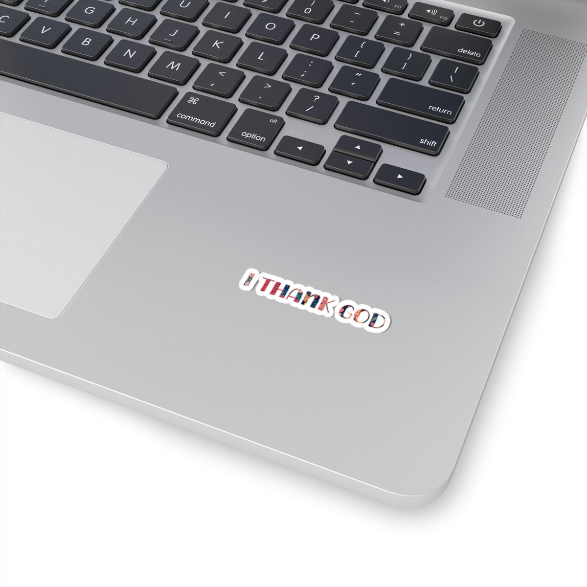 I Thank God | Heart Kiss-Cut Stickers