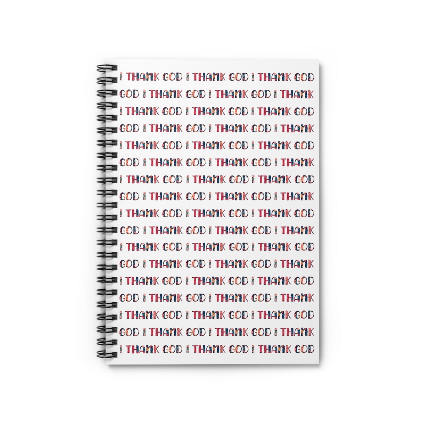 I Thank God (Small) | Journal, Spiral Bound, Lined Pages