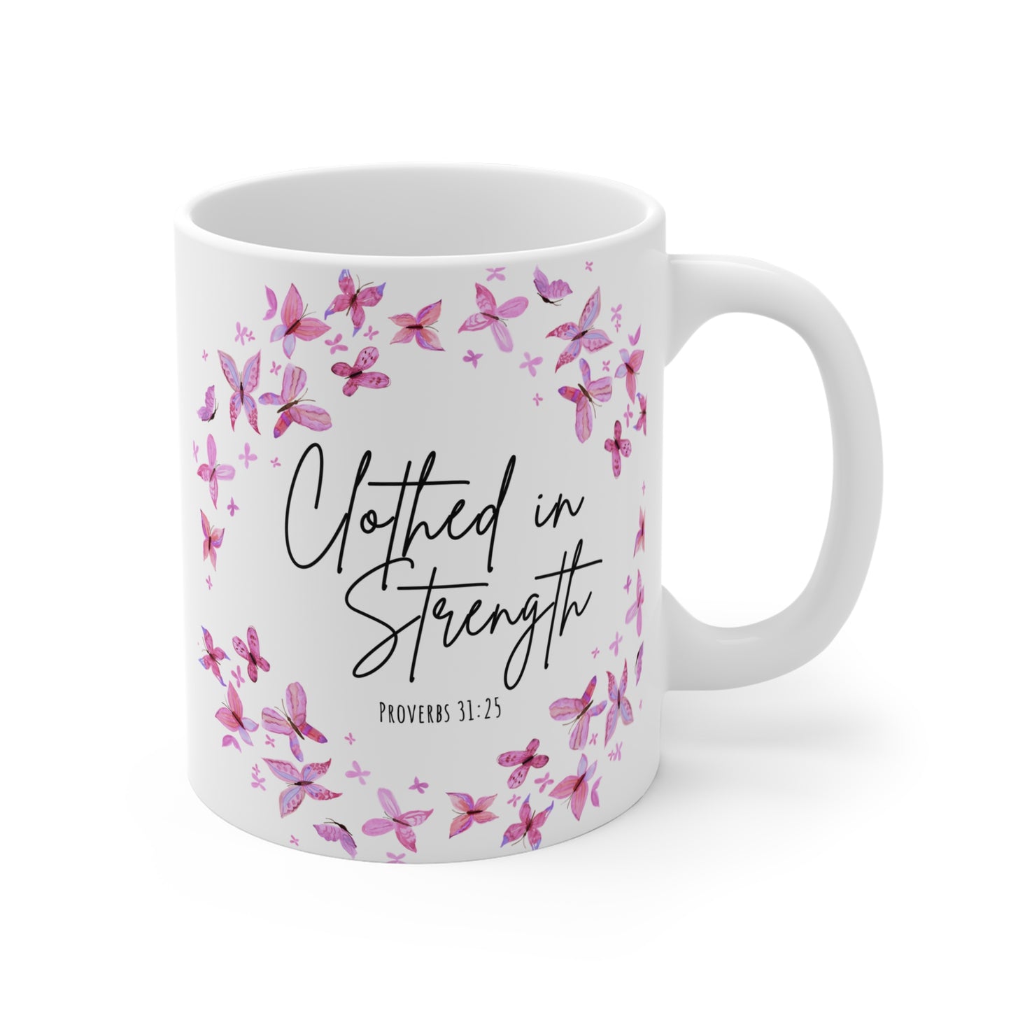 Clothed in Strength | Coffee Mug