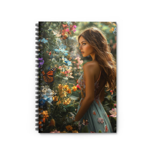 Butterfly Princess Faye | Journal, Spiral Bound, Lined Pages