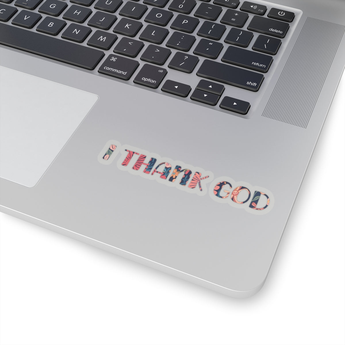 I Thank God | Heart Kiss-Cut Stickers