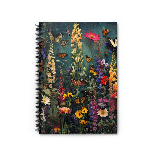 A Butterfly Garden | Journal, Spiral Bound, Lined Pages