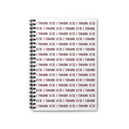 I Thank God (Small) | Journal, Spiral Bound, Lined Pages